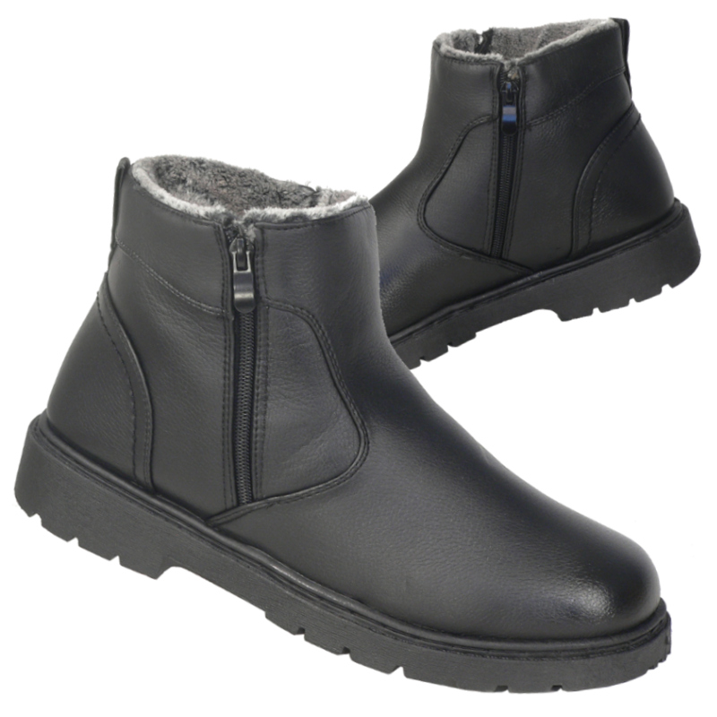895214 Herren Outdoor Boots Gefütterte Winter Schuhe Bequem Profil Sohle Trendy 